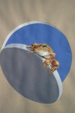 Triptyque des grenouilles - Triptyque of frogs (1994) by Arlette Steenmans