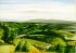 Aquarelle: Paysage - Landscape Puimichel (37kb) by Arlette Steenmans