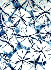 shibori kumo, shirokage indigo shibori indigo aizome shibori technique shibori pattern spiderweb shibori shiborizome, japanese shibori, traditional shibori